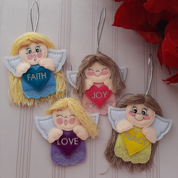 EWC174 Angel Blessings Ornaments