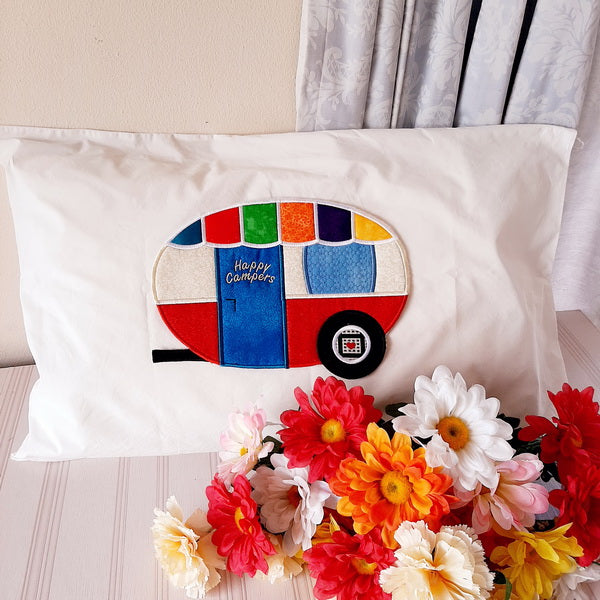 EWC185 ITH Large Applique Happy Camper 1