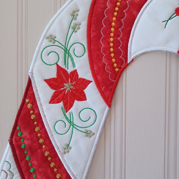 EWC211 ITH Large Applique Candy Cane Design