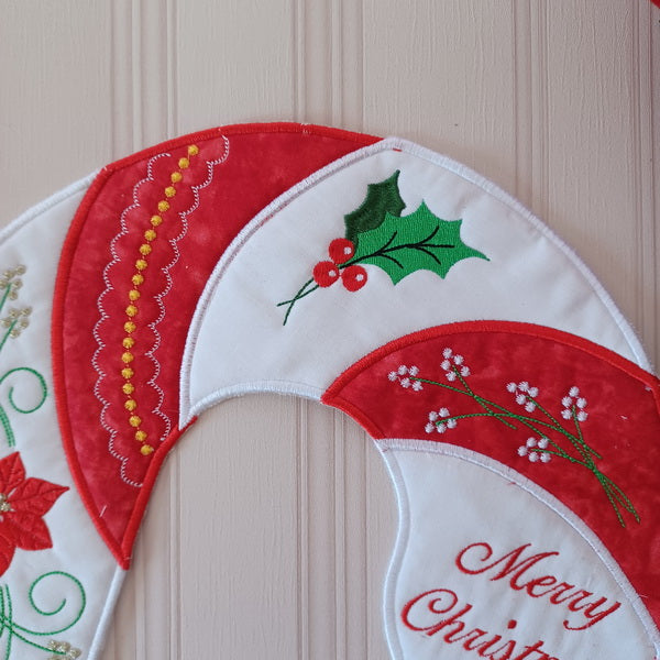 EWC211 ITH Large Applique Candy Cane Design