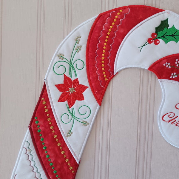 EWC211 ITH Large Applique Candy Cane Design