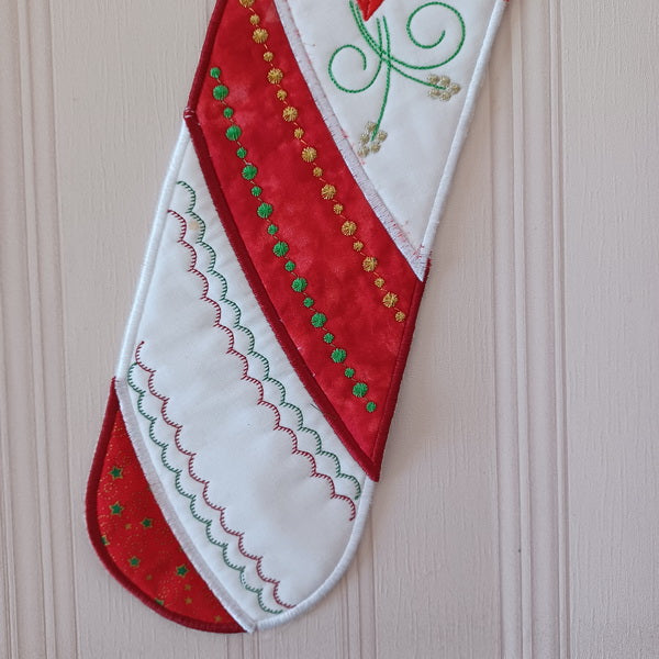 EWC211 ITH Large Applique Candy Cane Design