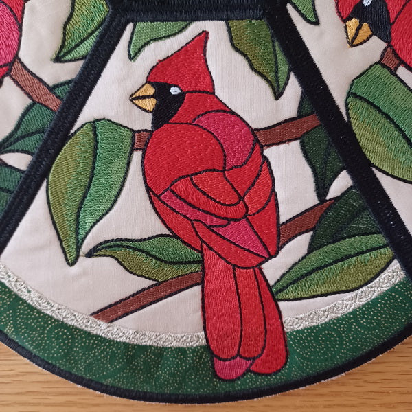 EWC218 Christmas Cardinal Topper