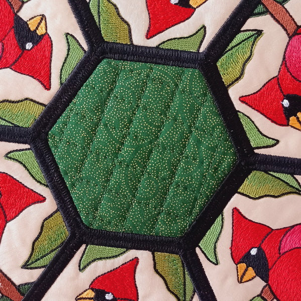 EWC218 Christmas Cardinal Topper