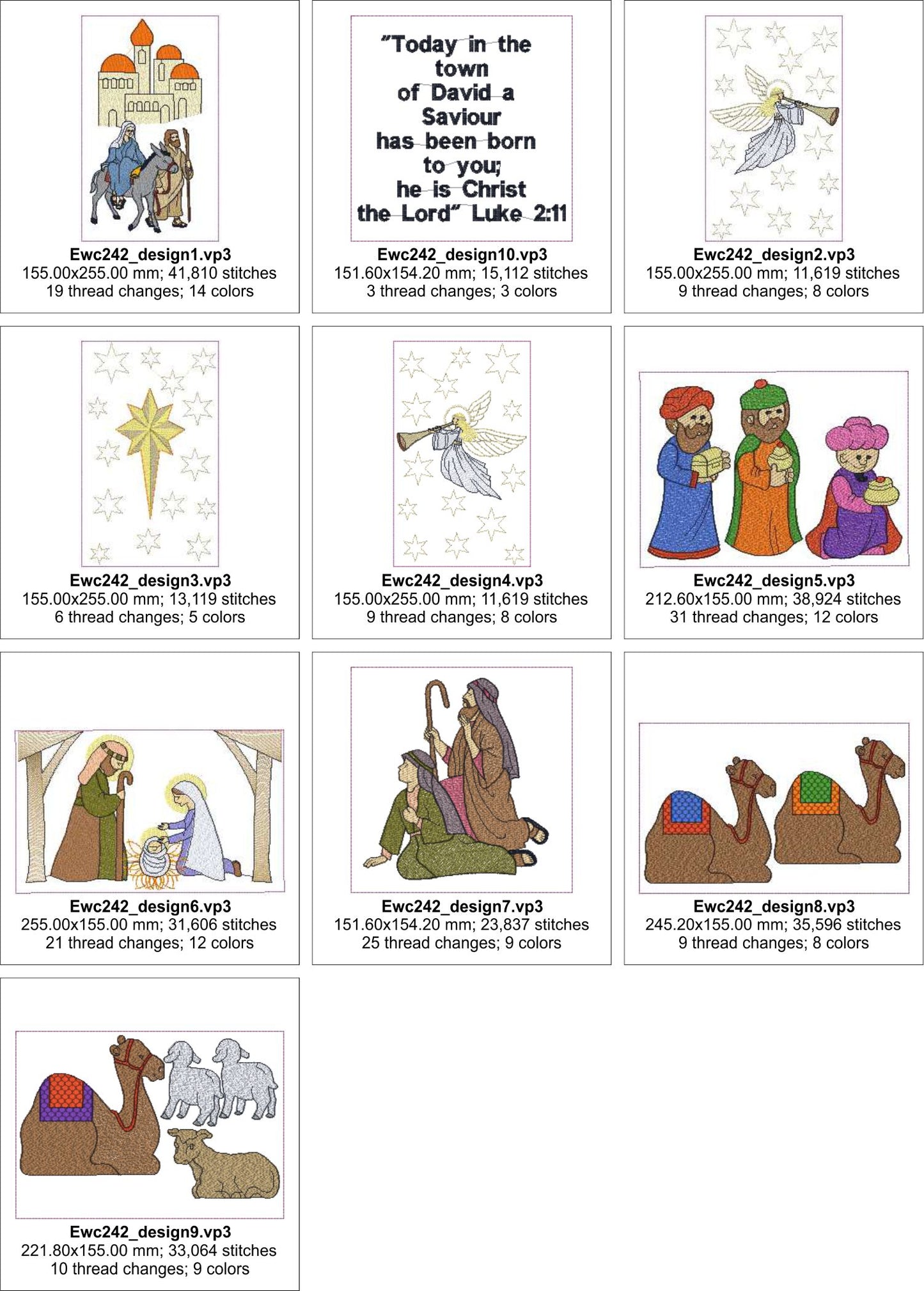 EWC242  Nativity Hanger