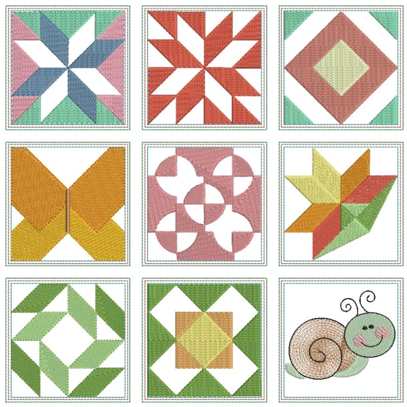 EWC250 Spring Time Mini Blocks