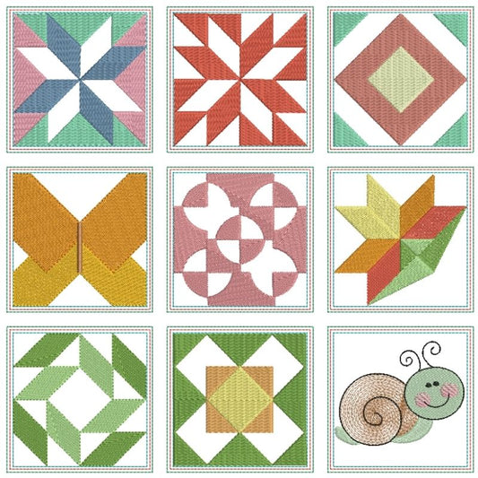 EWC250  Spring Time Mini Blocks