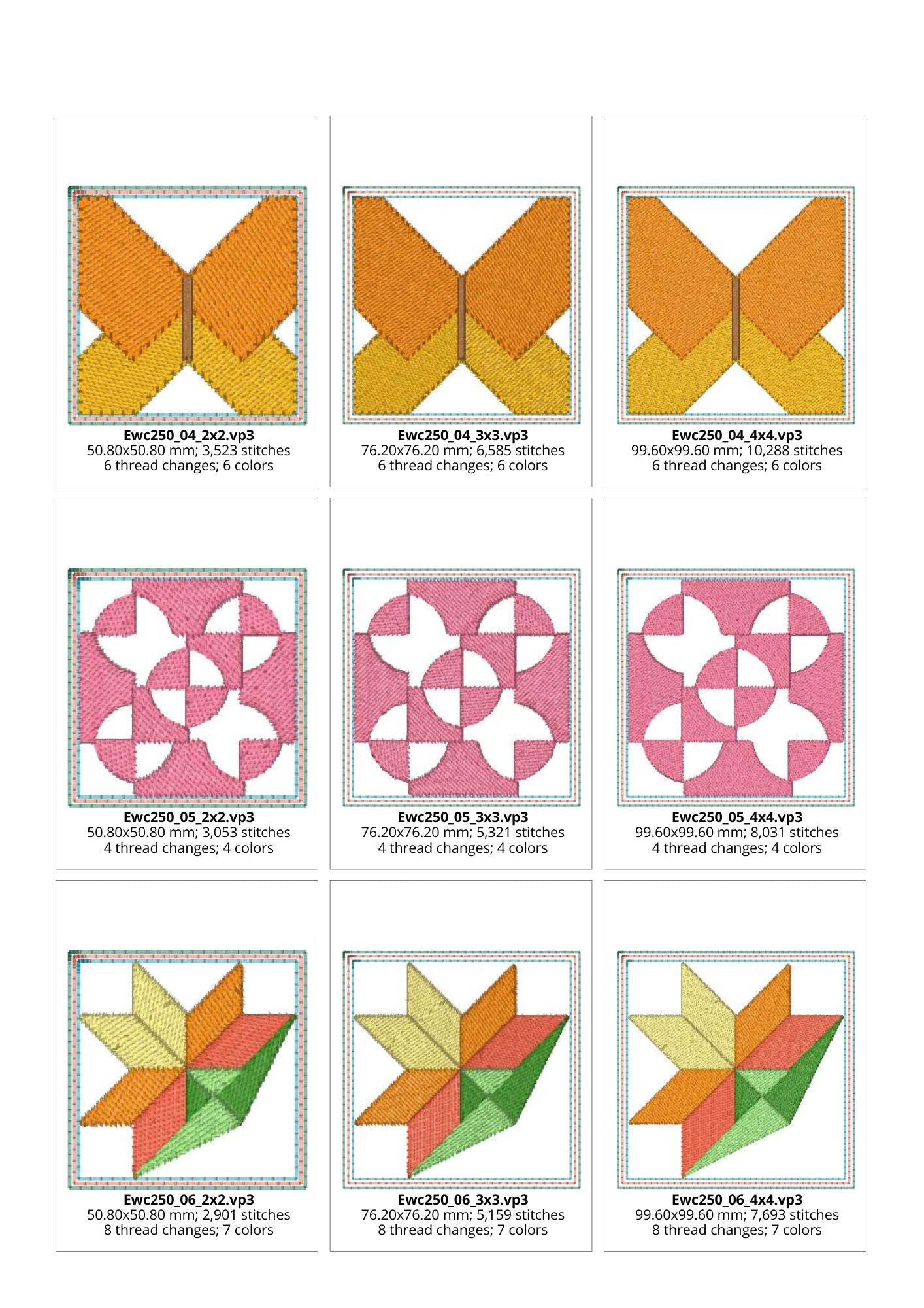 EWC250 Spring Time Mini Blocks