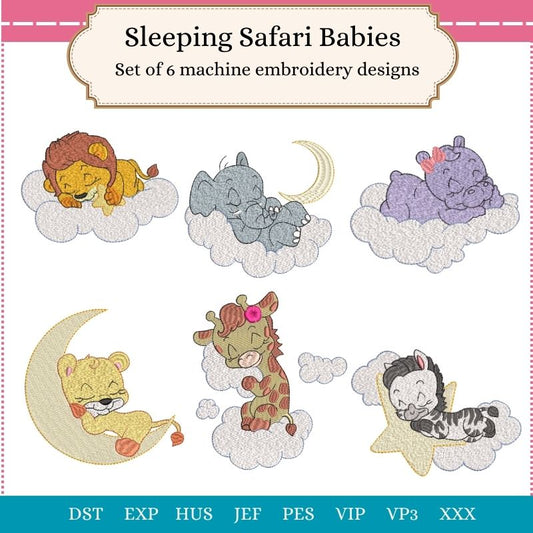 EWC253 - Sleeping Safari Babies