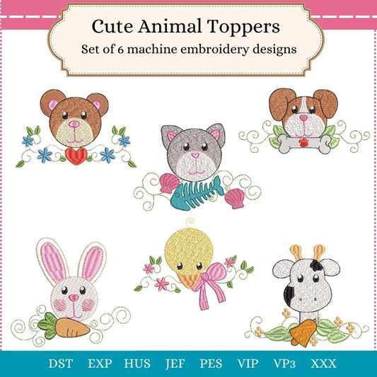 EWC254 - Cute Animal Toppers