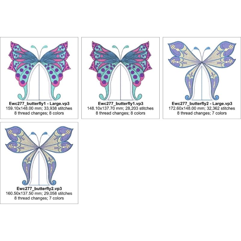 EWC277 - Butterfly Side Split Designs