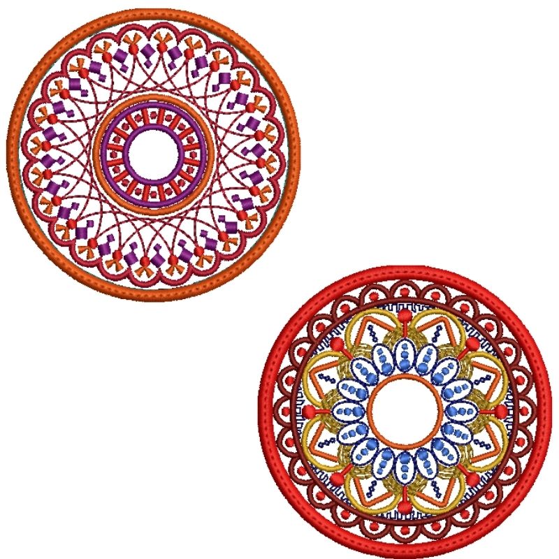 EWM003 ITH Mandala Coasters