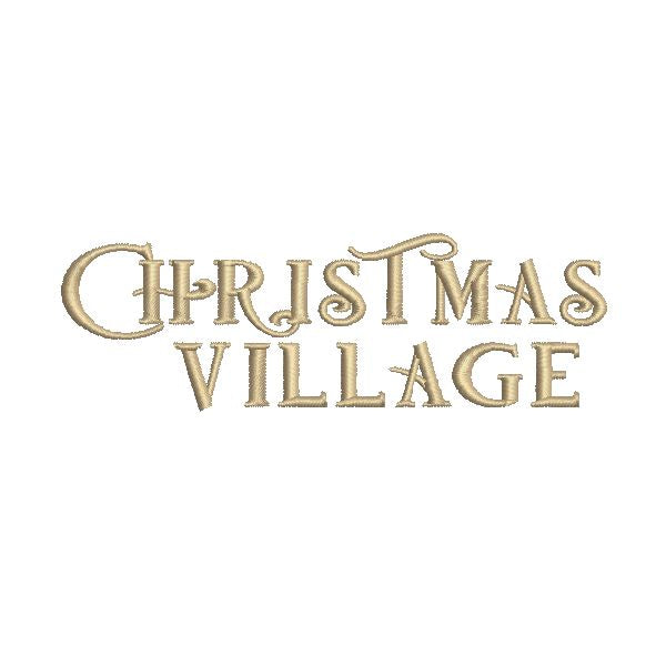 EWV145 ITH Christmas Village Mug Rug