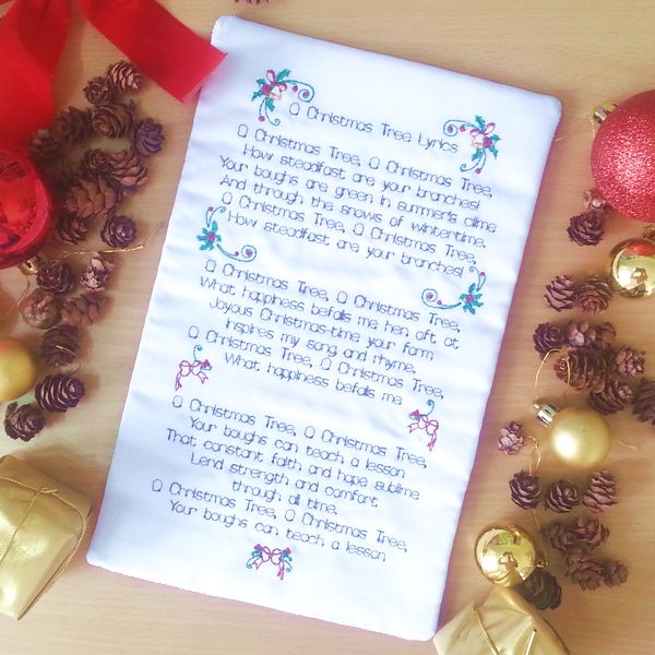 EWV164 ITH Christmas Tree Mini Quilt