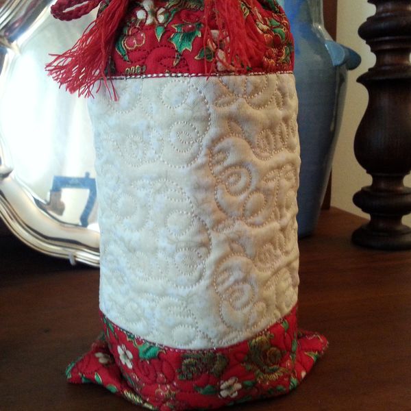 EWV166 ITH Festive Wine Tote