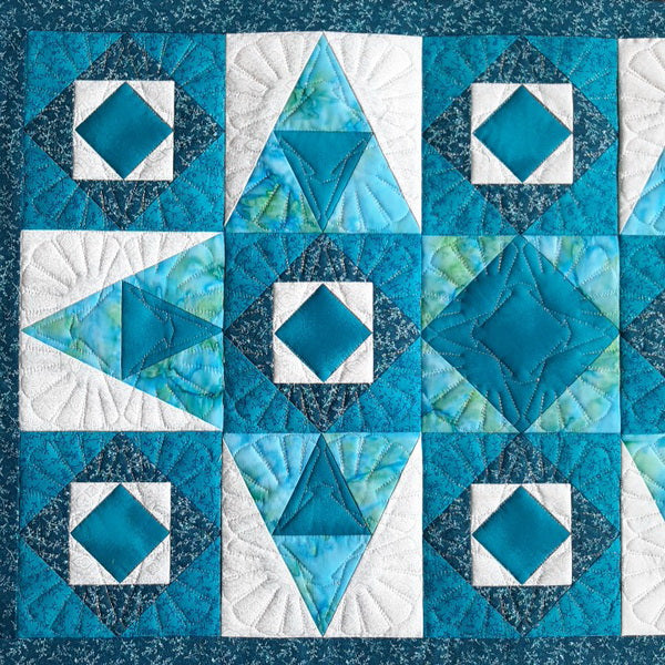 EWV188  IHQ Mediterranean Mosaic Table Runner