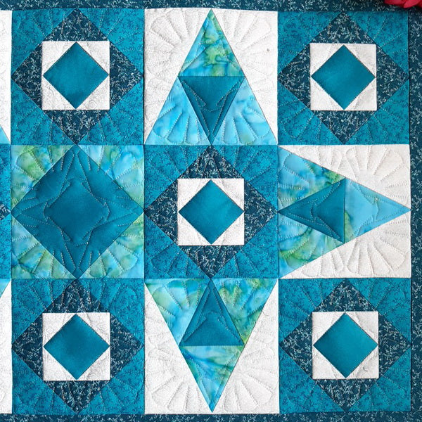 EWV188  IHQ Mediterranean Mosaic Table Runner