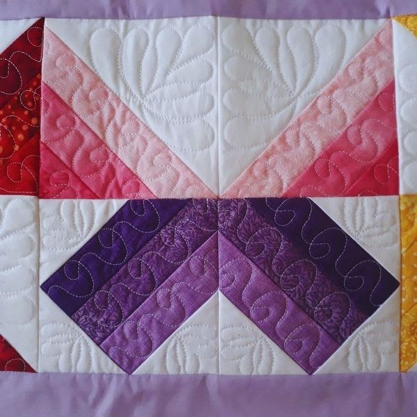 EWV228  Flutterby Quilted Table Topper