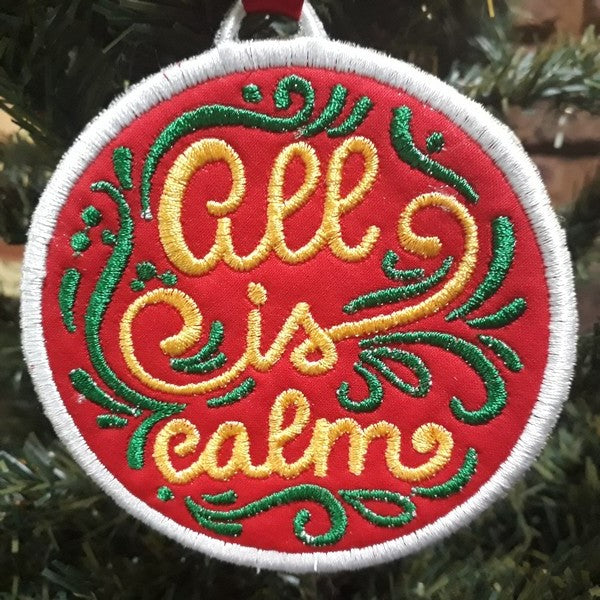 EWV249 Quilted Christmas Ornaments ITH
