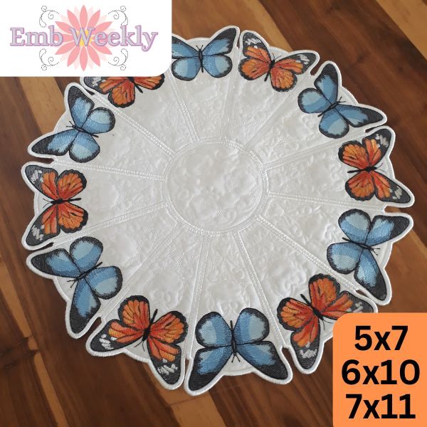 EWV258 Butterfly Table Topper