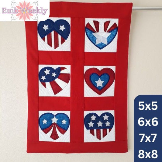EWV278  Liberty Love Quilt Blocks