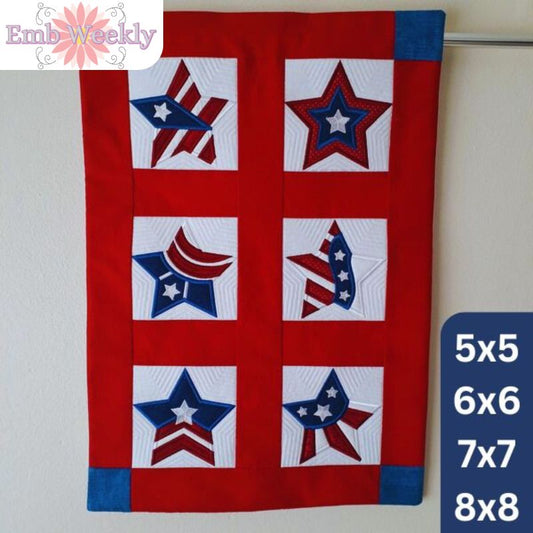 EWV280  Stars of Freedom Quilt Blocks