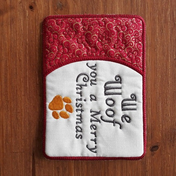 EWV292 ITH Woofmas Mug Rugs
