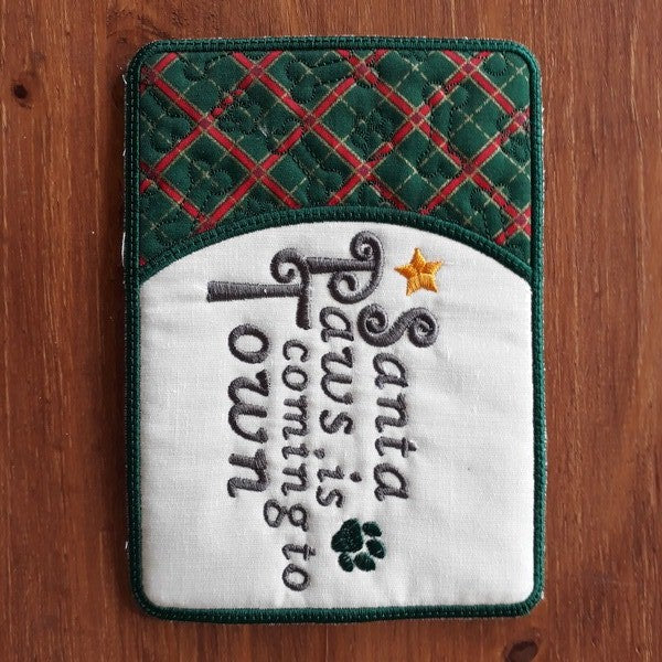 EWV292 ITH Woofmas Mug Rugs