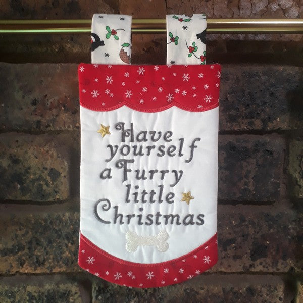 EWV294 Woofmas Garden Flag