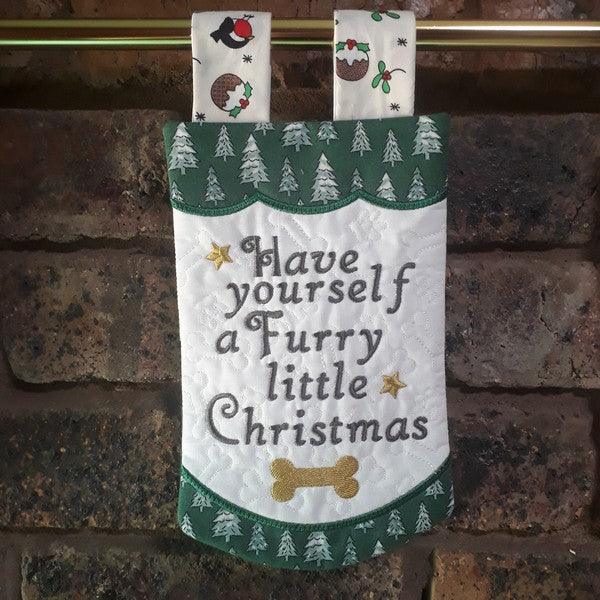 EWV294 Woofmas Garden Flag