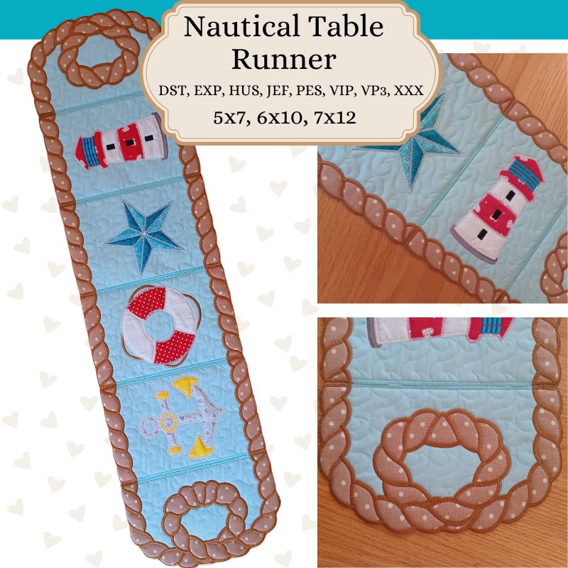 EWV299 Nautical Table Runner