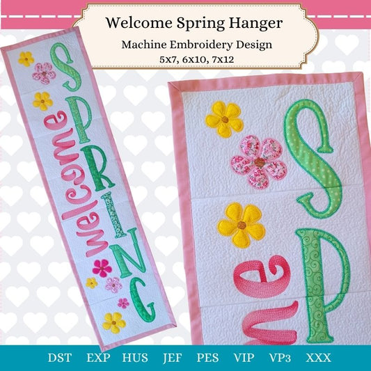 EWV301 Welcome Spring Hanger