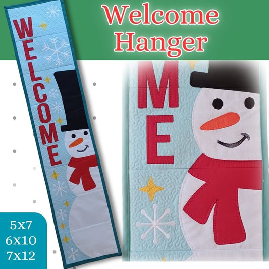 EWV304  Welcome Hanger