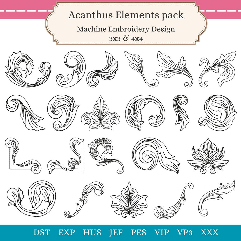 EWV309 Acanthus Elements Pack