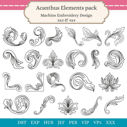 EWV309  Acanthus Elements Pack