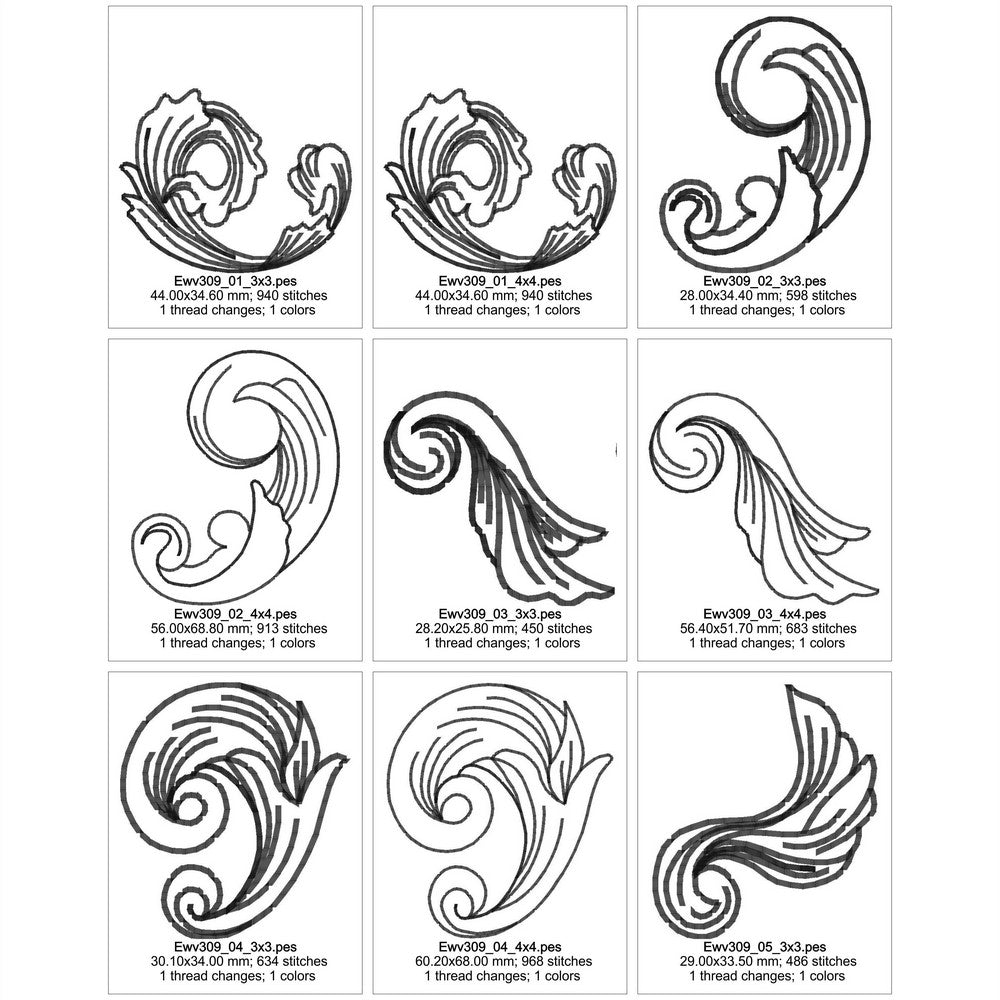 EWV309 Acanthus Elements Pack