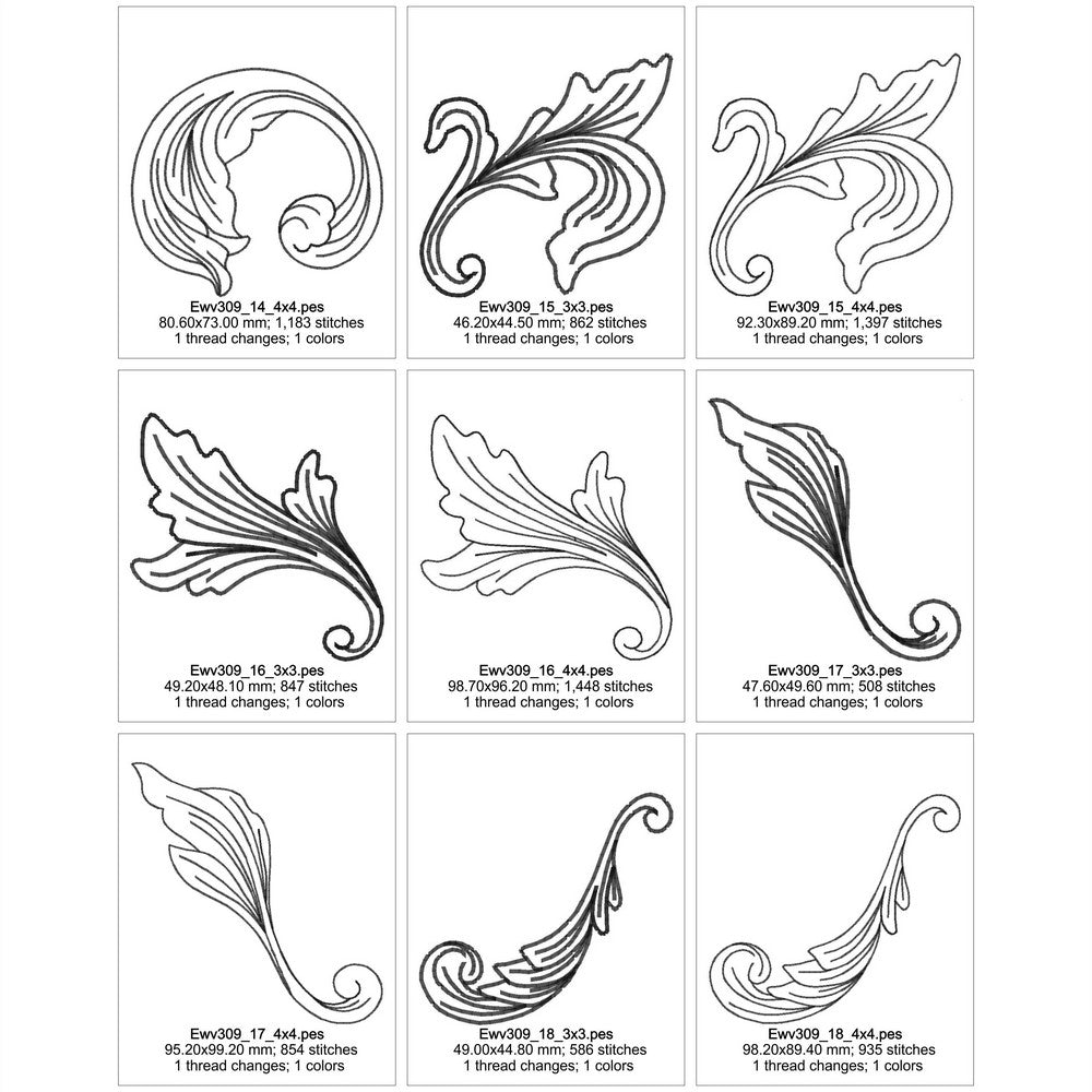 EWV309 Acanthus Elements Pack