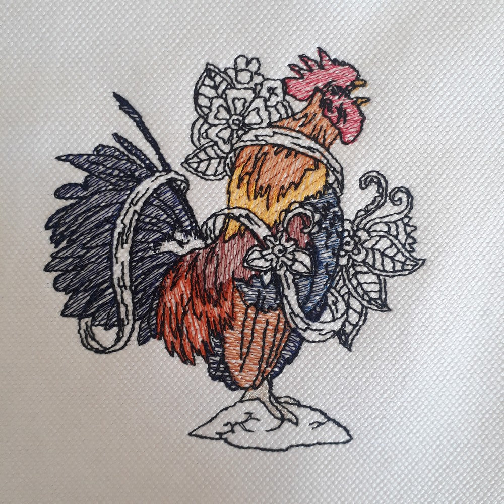 EWV342 - Vintage Roosters