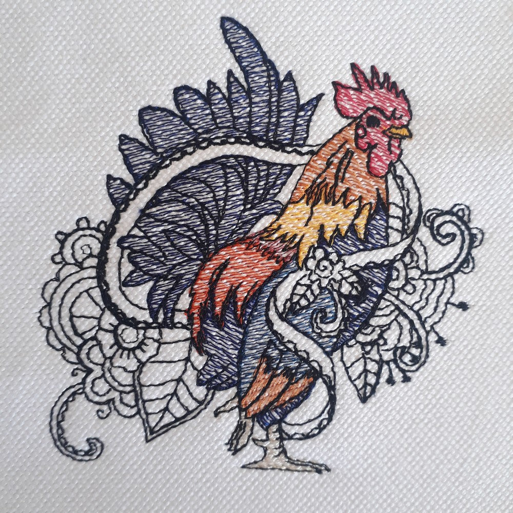 EWV342 - Vintage Roosters