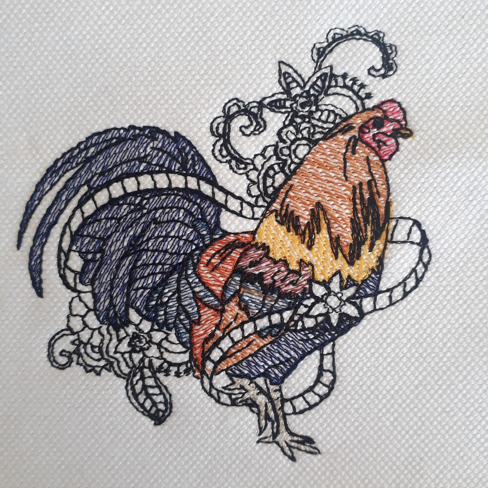 EWV342 - Vintage Roosters