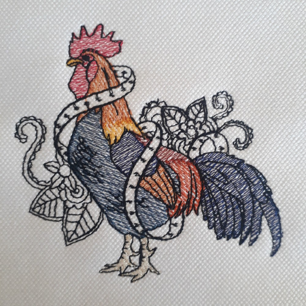 EWV342 - Vintage Roosters