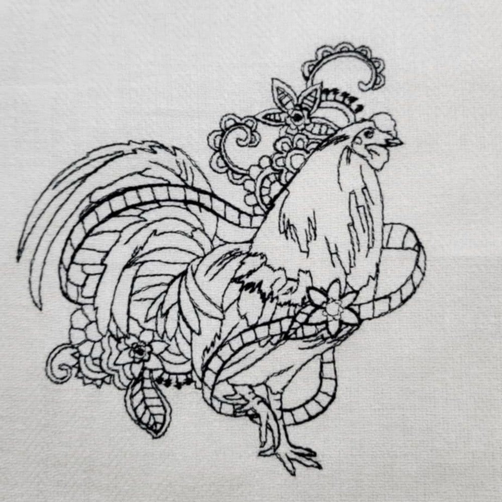 EWV342 - Vintage Roosters