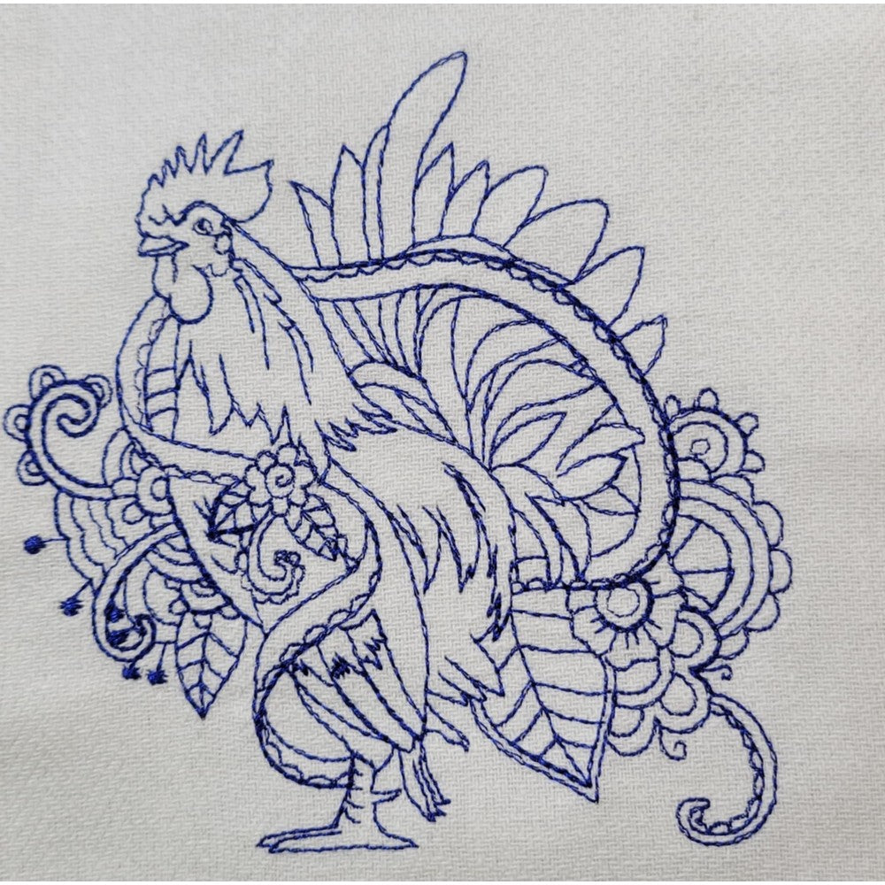 EWV342 - Vintage Roosters