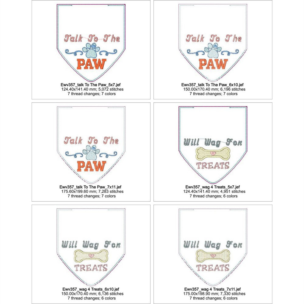 EWV357 -Doggo Bandanas 4