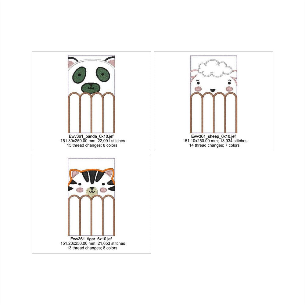 EWV361 - Peaky Zoo Blocks