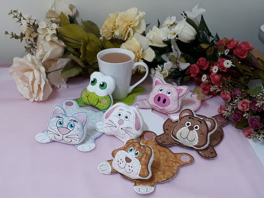 TS1435 - ITH Cute Animal Coasters