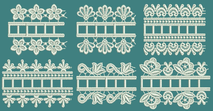 TS315 - FSL Continuous Vintage Lace Set 6