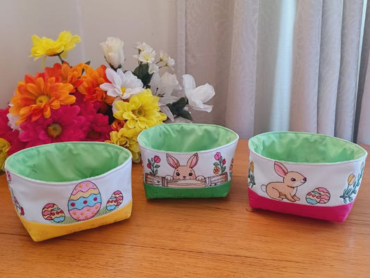Easter Fabric Baskets Tutorial