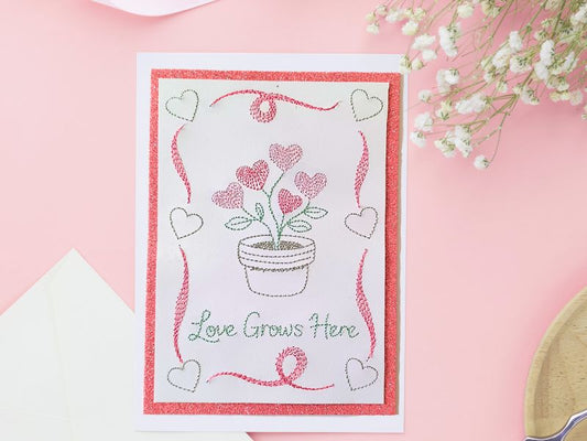 How to make Embroidered Cards