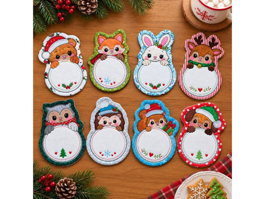 ITH Christmas Peeker Coasters